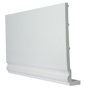 9mm Ogee White Capping Board/Cover Fascia (White)