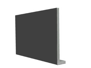 9mm Square Capping Board/Cover Fascia Gloss Dark Grey RAL 7016