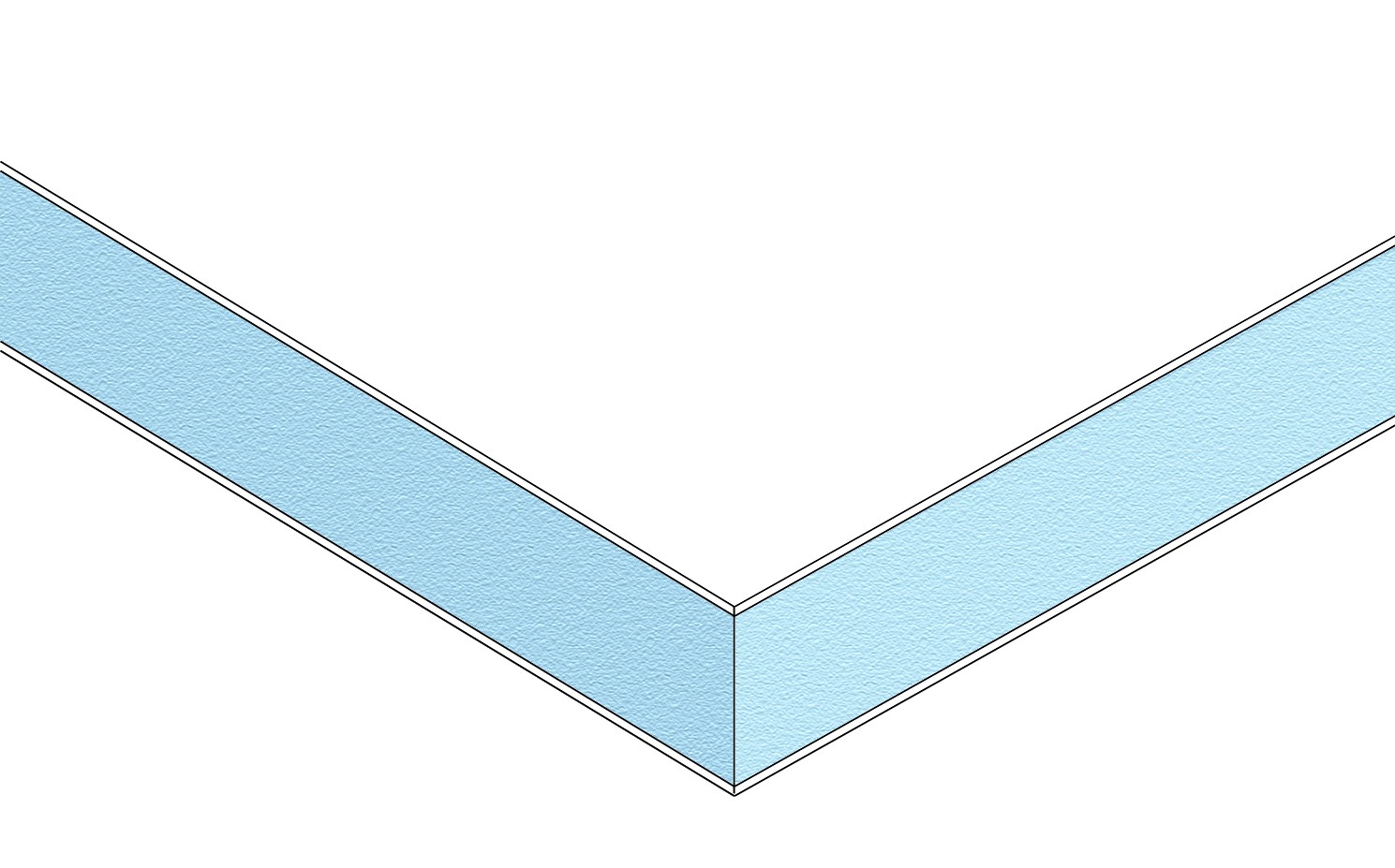 20mm Unreinforced Flat Infill Panel White