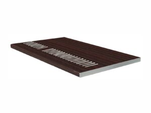 9mm Vented Flat Soffit Rosewood