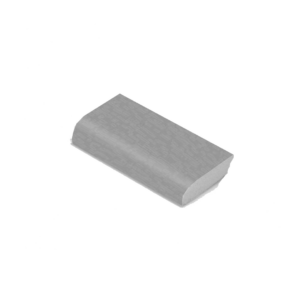 28mmx6mm Edge Fillet Light (Silver) Grey Grained RAL 7001