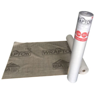 Wraptor Breathable Membrane for Roof & Walls 100gsm 50 x 1m Roll
