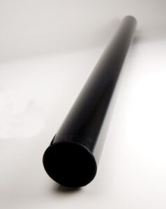 Black 4m Downpipe 68mm Round 