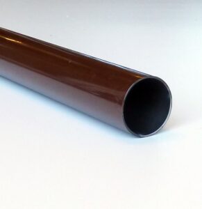 Brown 4m Downpipe 68mm Round 