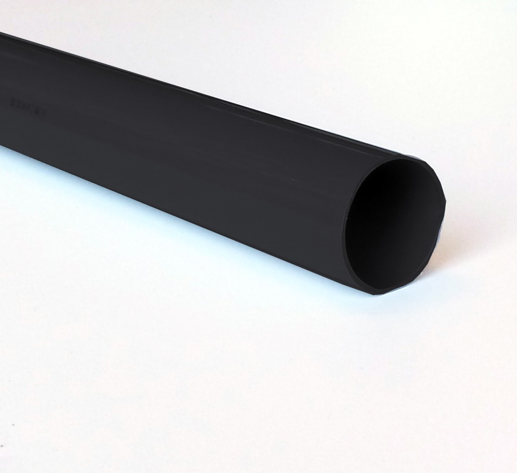 Round 68mm PVC Downpipe 4m Length Anthracite Grey