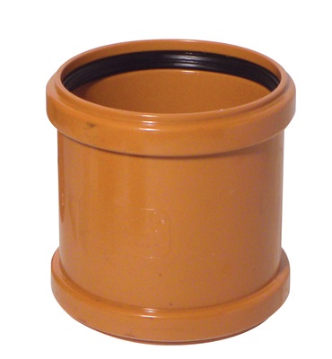 160mm Underground Drainage Double Socket Coupler