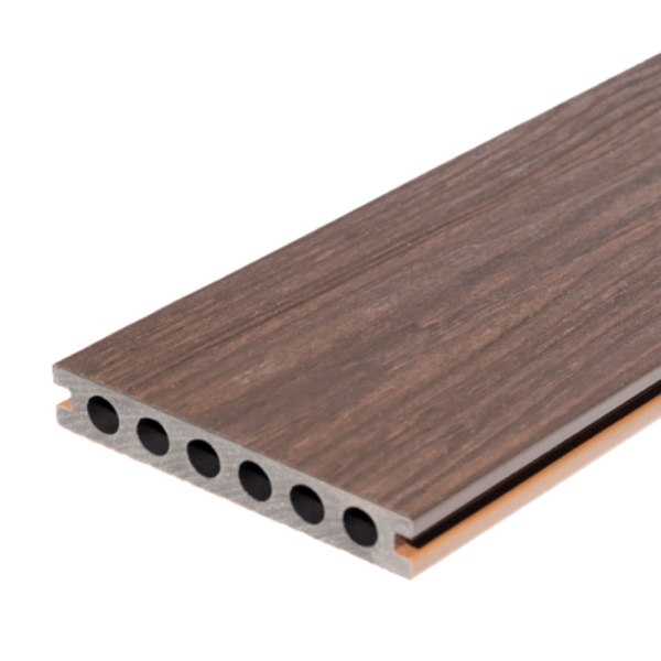 Signature Composite Deck Board 142mm x 3.6m Teak/Mahogany