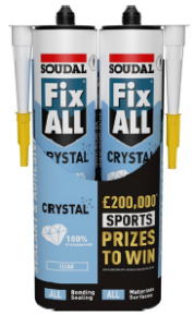 Fix All Crystal Clear Adhesive Duo Pack