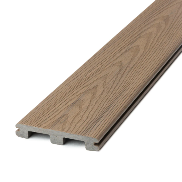 Dex Venture Composite Deck Board with Grooved Edge 140mm x 3.6m Brown