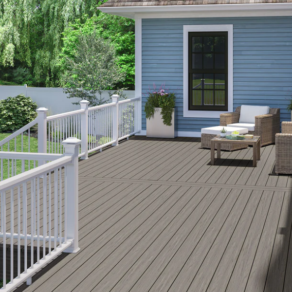 Dex Composite Deck Board with Square Edge 140mm x 3.6m Grey