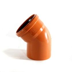 160mm Underground Drainage Single Socket 45 Degree Bend