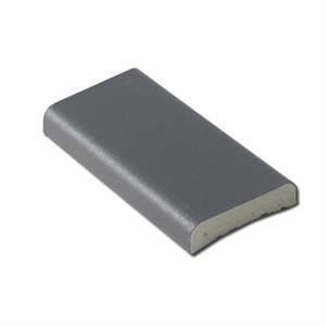 25 x 6mm x 5m D Mould Trim Slate Grey Smooth RAL7015