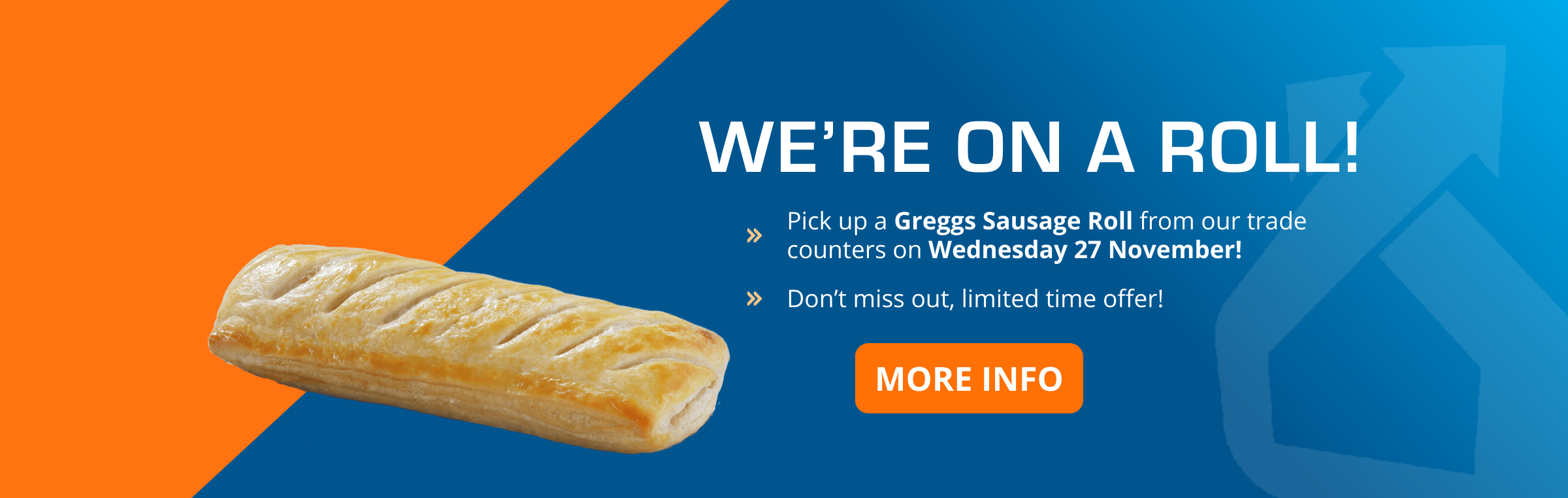 Free Greggs Sausage Roll