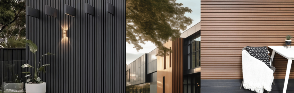 Three examples of Triton Cladding