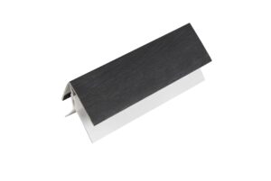 NatureClad 2 Part Corner Trim for Cladding - Chiminea Charcoal 5m