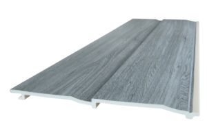 NatureClad 300mm Double Shiplap Cladding - Cumulus Grey 5m