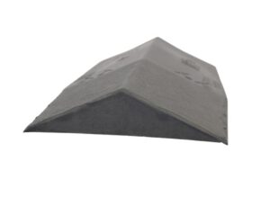 LiteSlate Ridge End Cap 23-26 Deg Slate Grey