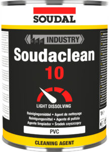 Soudaclean 10 Solvent Based Cleaner for PVC Light Dissolving. 1 Litre