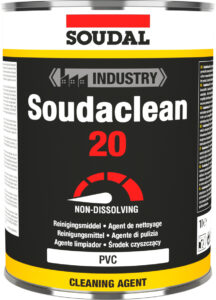 Soudaclean 20 Solvent Based Cleaner for PVC Non Dissolving. 1 Litre