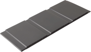300 x 10mm x 5m Hollow Soffit Board Smooth Anthracite Grey RAL7016