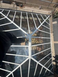 Old rooflight before image