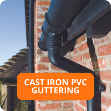 cast iron pvc guttering