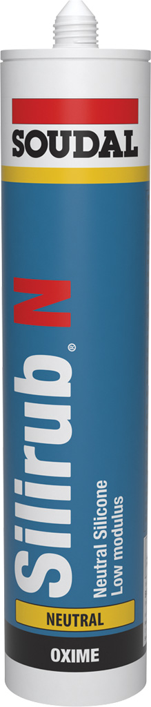 Soudal Silirub N Low Modulus Silicone Black