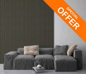 Zest Acoustic Panel Ash Grey 600mm x 2.6m x 18mm Pack of 1