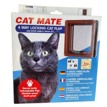 Small Cat Flap (Panel) Brown