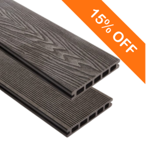 Triton Dual Faced Composite Deck Board 148mm x 3m Brown