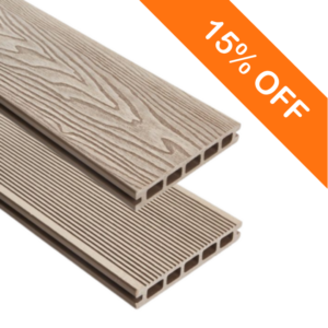Triton Dual Faced Composite Deck Board 148mm x 5m Natural