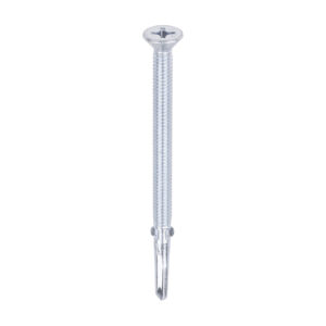 Countersunk Self Drilling Wing Tip Screw Heavy Steel 5.5 x 85mm Box 100