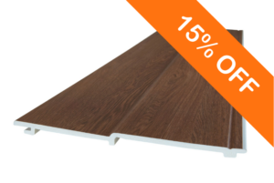 NatureClad 270mm Double Feather Edge Cladding - Rich Espresso 5m
