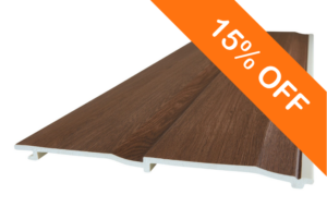 NatureClad 300mm Double Shiplap Cladding - Rich Espresso 5m