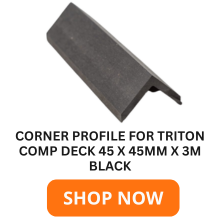 Corner Profile for Triton Composite Decking