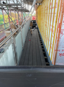 Triton Decking balcony project in progress
