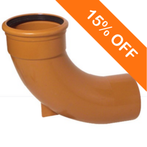 110mm Underground Drainage Single Socket Rest Bend 90 Degree
