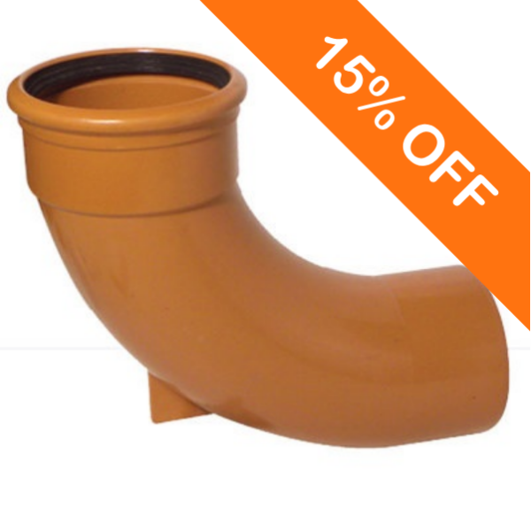 110mm Underground Drainage Single Socket Rest Bend 90 Degree