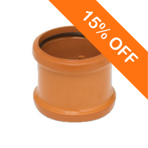 110mm Underground Drainage Double Socket Coupler