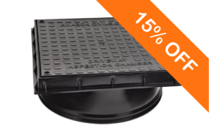 450mm Diameter Square Lid & Frame