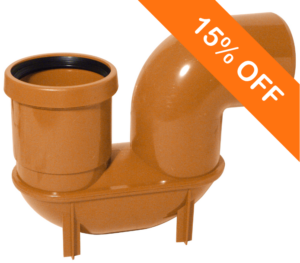110mm Low Back P Trap W/Feet 