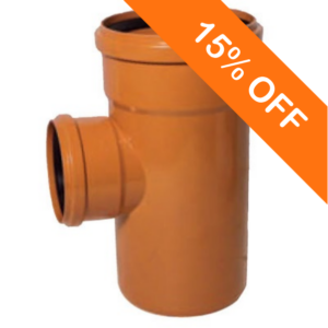 160mm Underground Drainage  Double Socket 90 Degree Branch 110mm Outlet