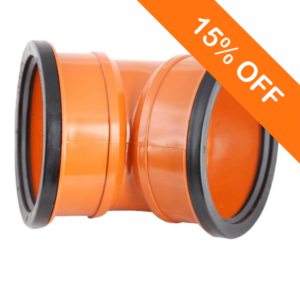 160mm Underground Drainage  Double Socket 45 Degree Branch