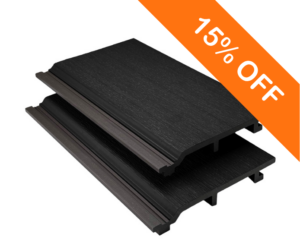 Triton Shiplap Cladding Plank 150mm x 3.6 Charcoal