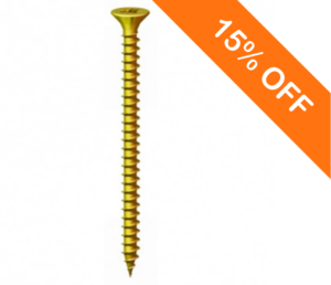 Countersunk Woodscrew 4 x 20mm Box 200