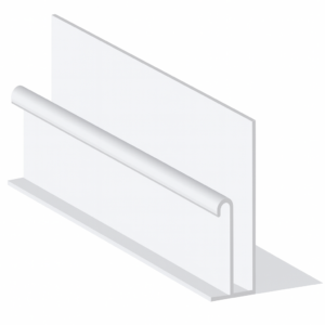 Cladding Wall Starter Trim & Batten Cover 5m White