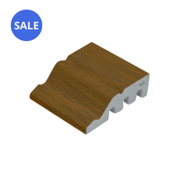 60 x 18mm x 5m Ogee Architrave Golden Oak Grained