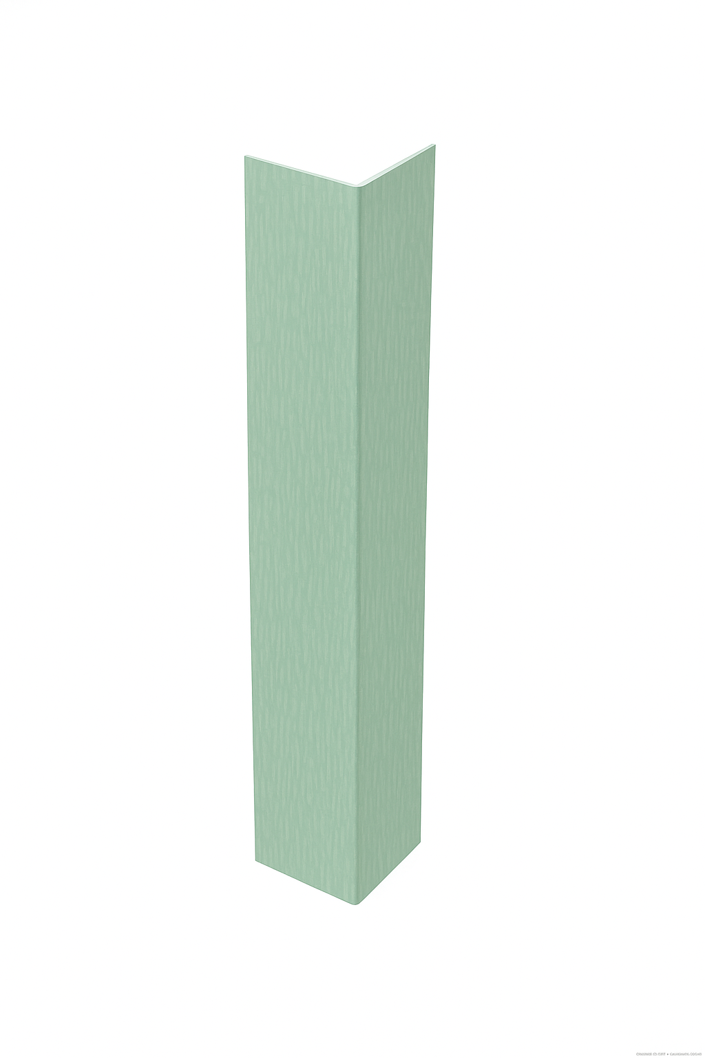 45 x 40 x 1.5mm x 5m Rigid PVC Angle Trim Chartwell Green Grained