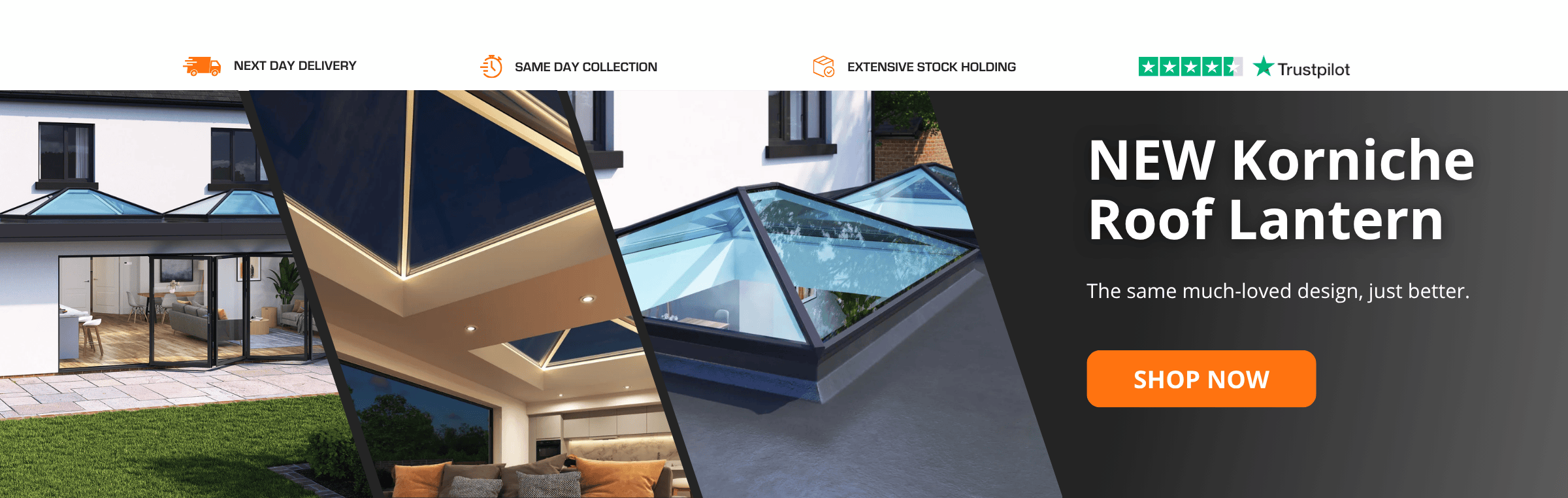 NEW Korniche Roof Lantern