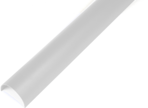 115mm Cast Iron Style Deepflow 4m Gutter Porcelain White